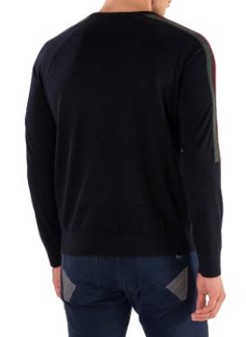 HARMONT & BLAINE Stylish Merino Wool Crewneck Sweatshirt - Size L