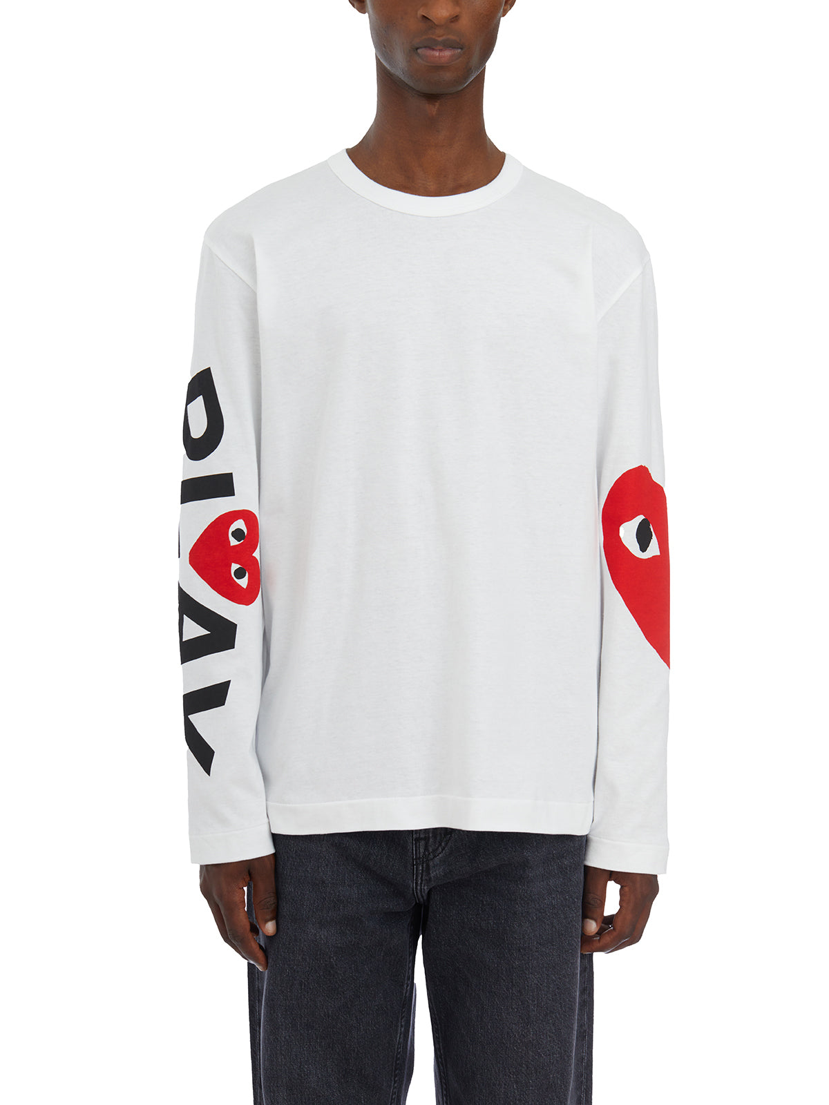 COMME DES GARÇONS PLAY Men's Logo T-Shirt - Medium/Large