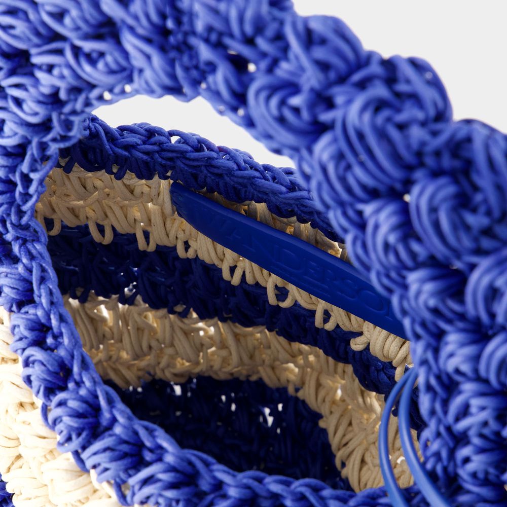 JW ANDERSON Mini Popcorn Basket Handbag