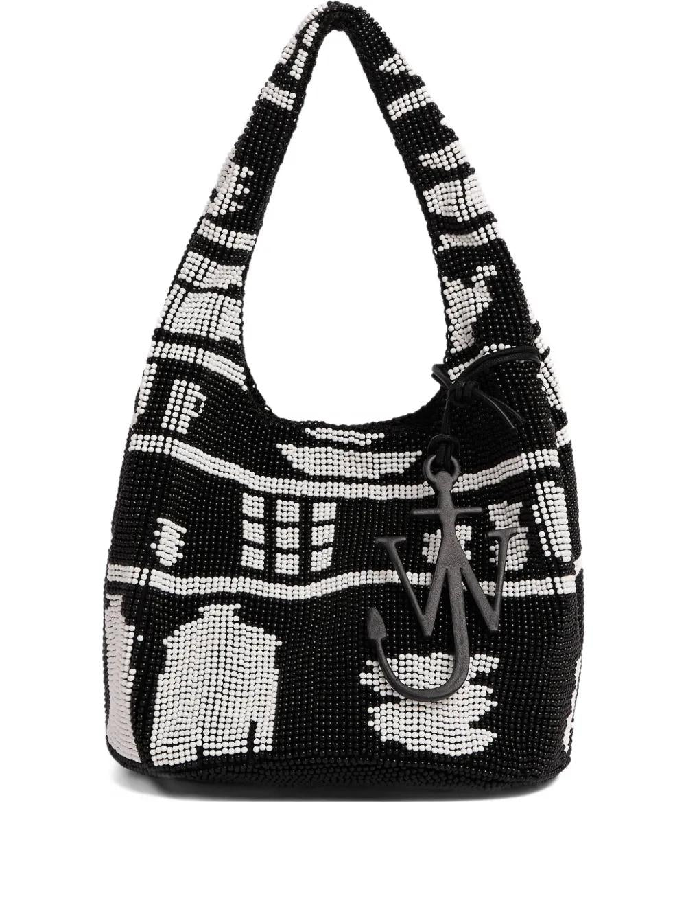 JW ANDERSON Shoulder Handbag with Beaded Pattern