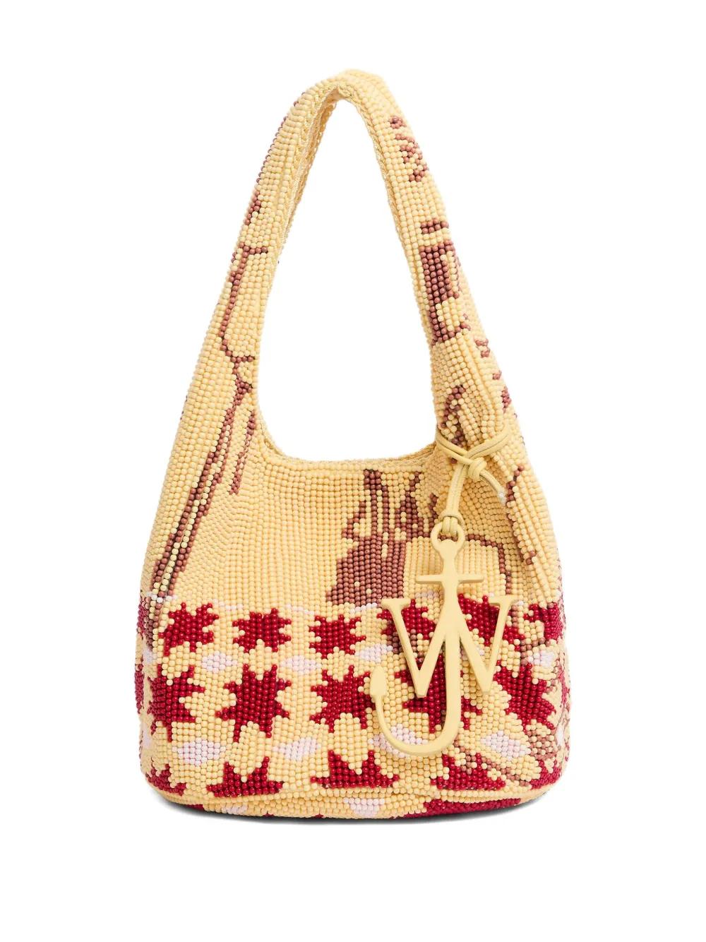 JW ANDERSON Mini Beaded Tote Handbag