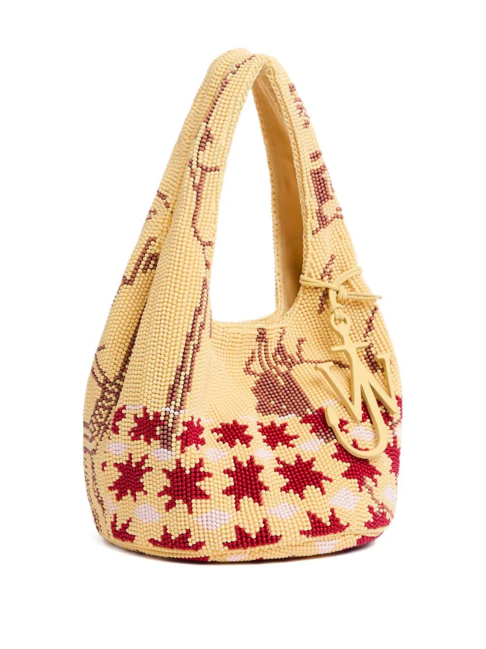 JW ANDERSON Shoulder Handbag with Beaded Design - Mini