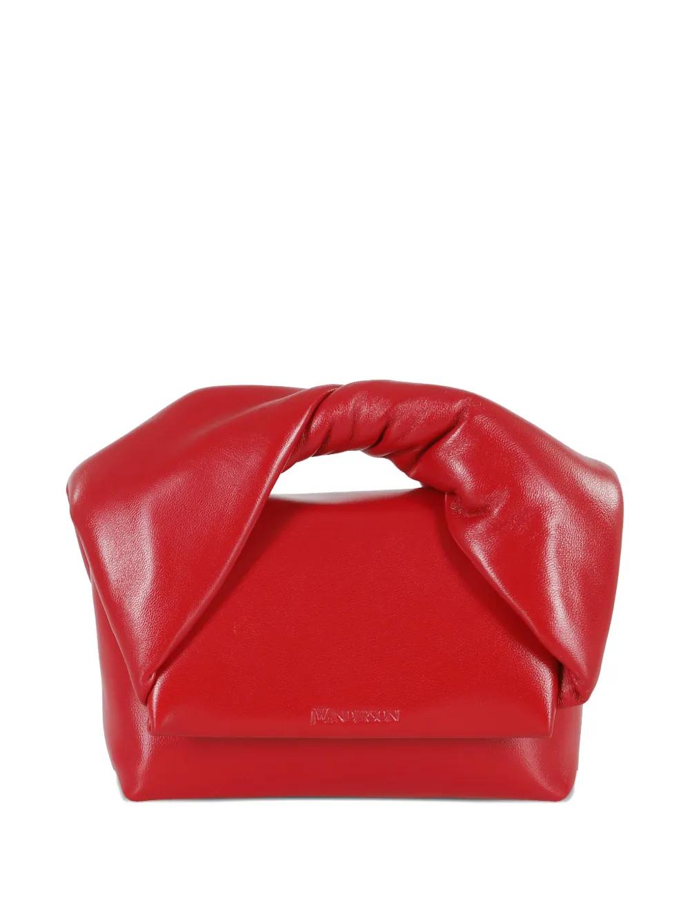 JW ANDERSON Leather Shoulder Handbag with Twisted Handle