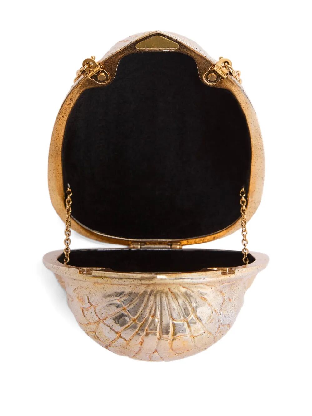 JW ANDERSON Two-Tone Resin Walnut Clutch