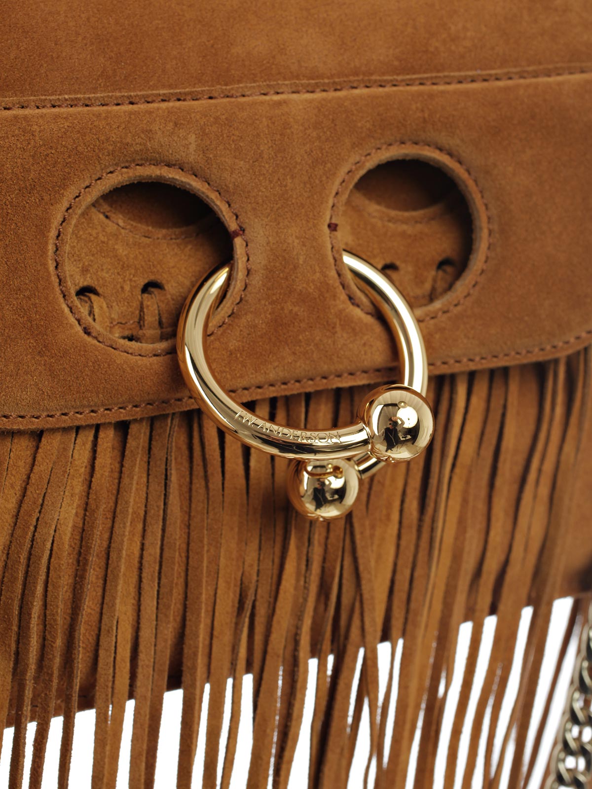 JW ANDERSON Mini Fringe Leather Handbag