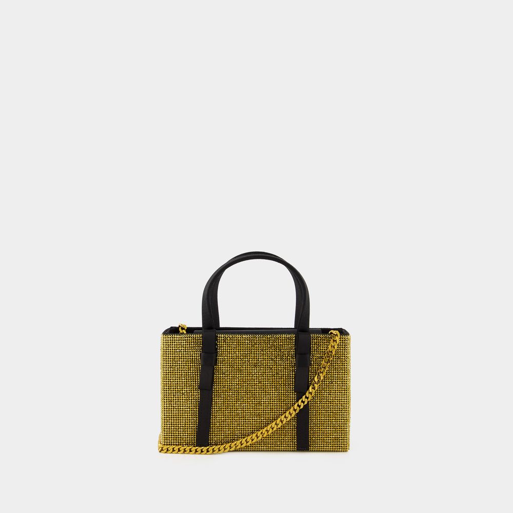 KARA Bow Midi Shopper Handbag