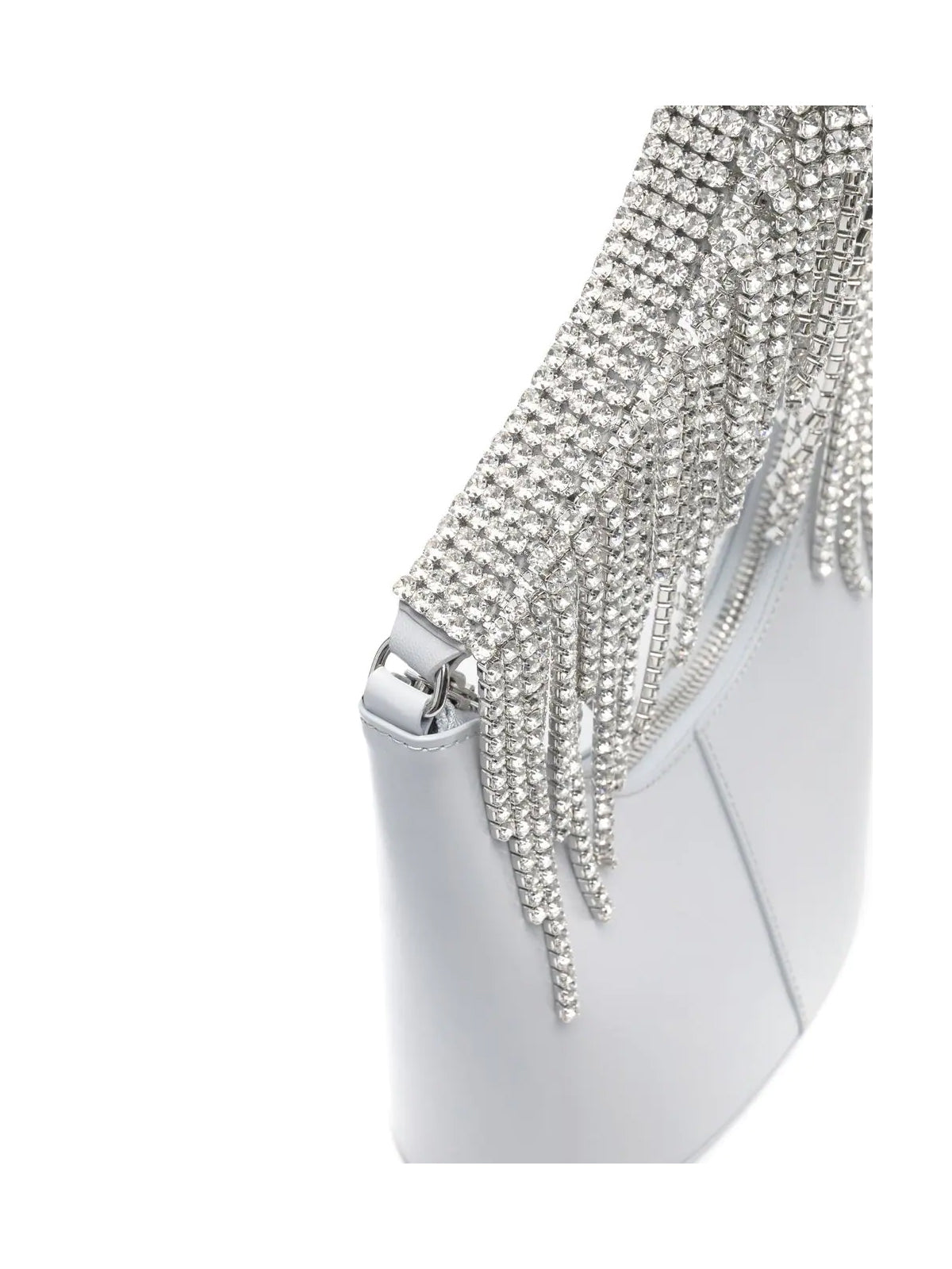 KARA Mini Crystal Fringe Shoulder Handbag