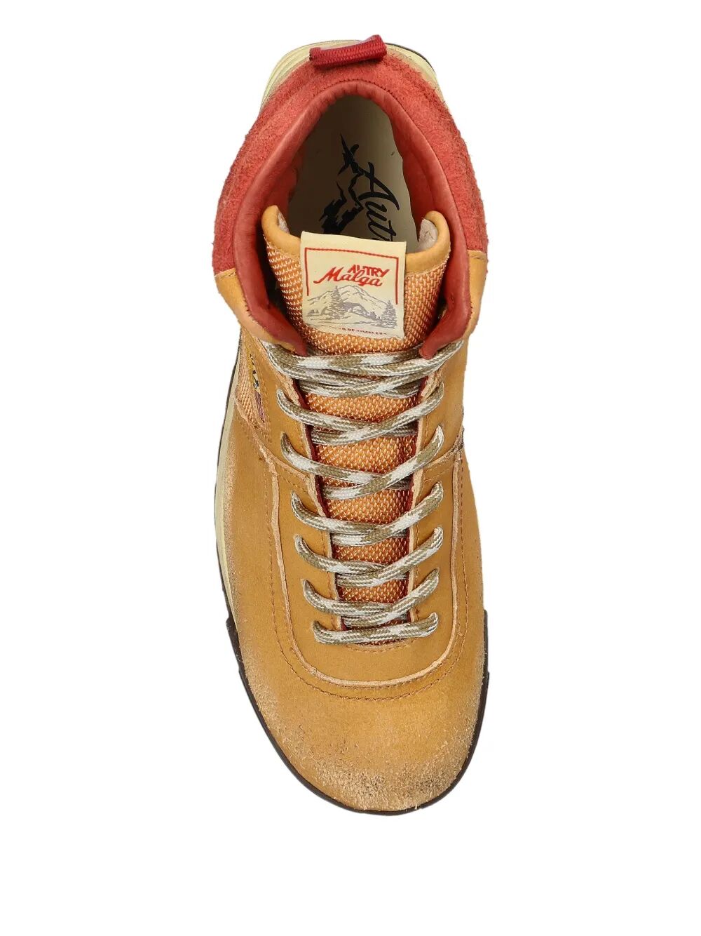 AUTRY Mid Worn-Out Effect Suede Sneakers for Women