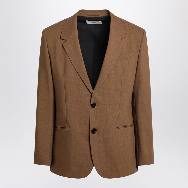 AMI PARIS Single-Breasted Wool Jacket