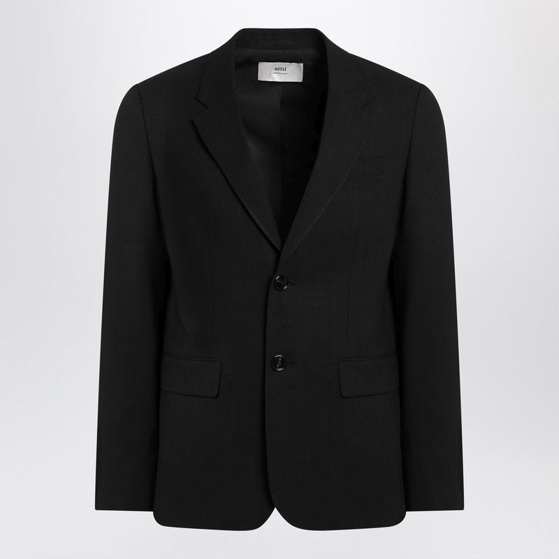 AMI PARIS Single-Breasted Wool Jacket for Men