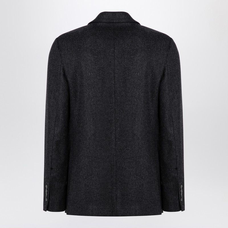 AMI PARIS Double Breasted Wool Blazer for Men