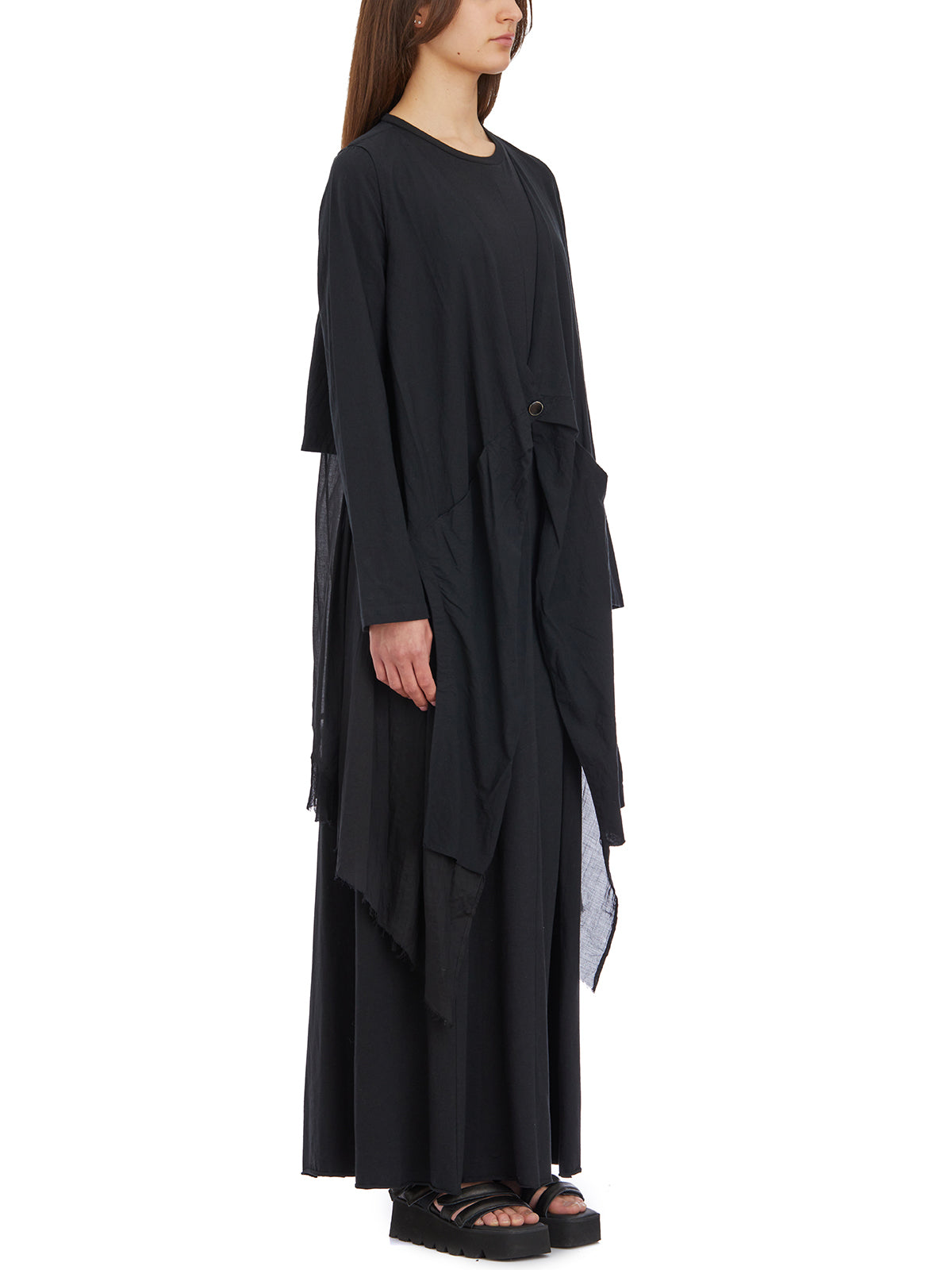 STUDIO B3 Long Cotton Jacket for Women - Size S