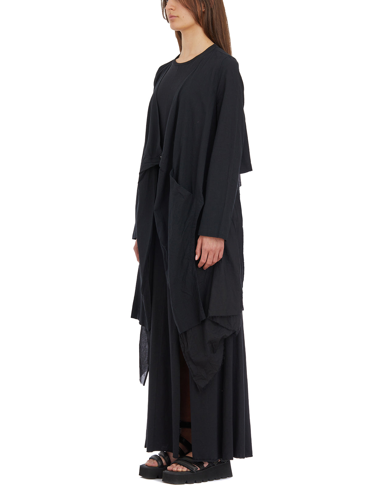 STUDIO B3 Long Cotton Jacket for Women - Size S