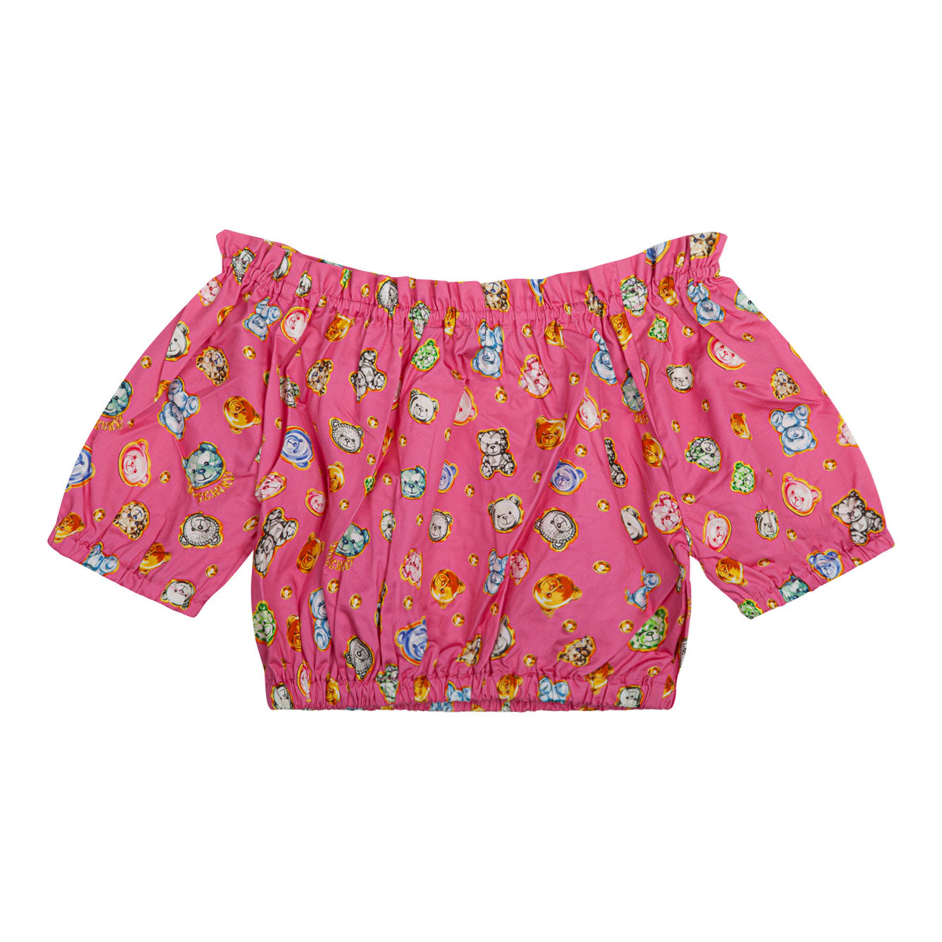 MOSCHINO KIDS Mini Cotton Dress for Girls - Spring/Summer 2025