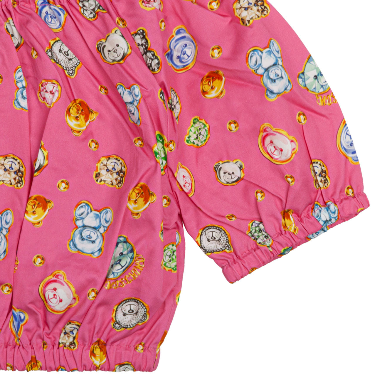 MOSCHINO KIDS Mini Cotton Dress for Girls - Spring/Summer 2025