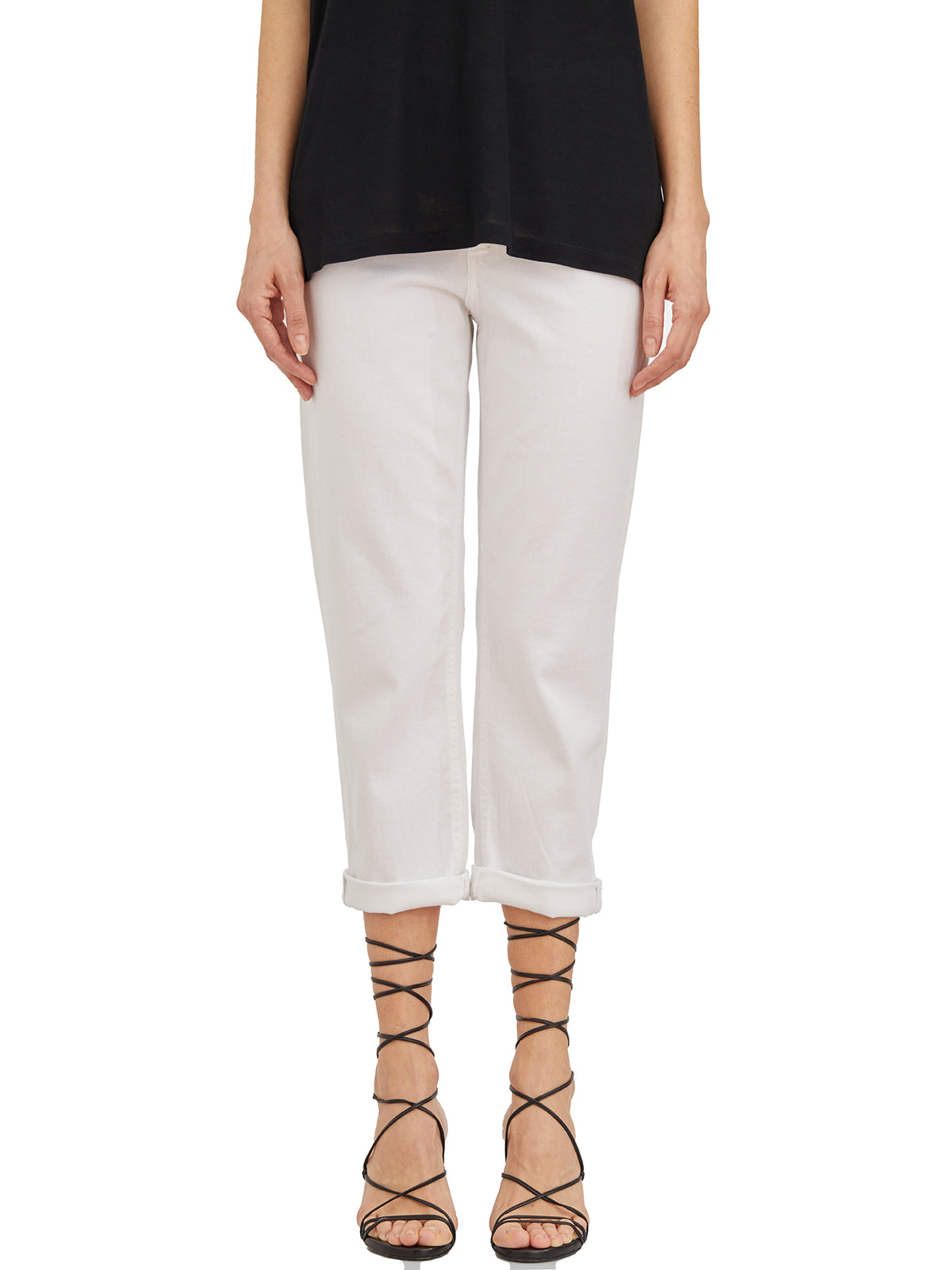 DONDUP Cropped Jeans with Jewel Buttons - Size 26