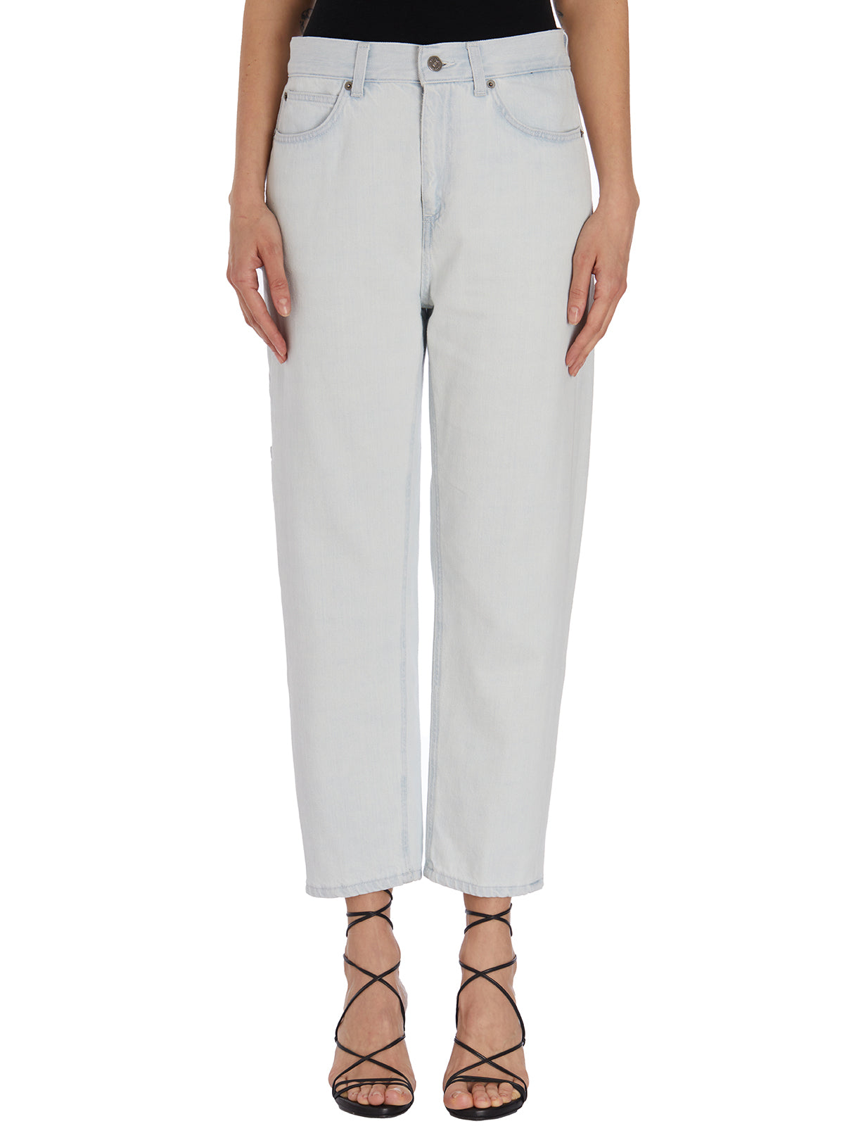 DONDUP Cropped Denim Trousers Size 26