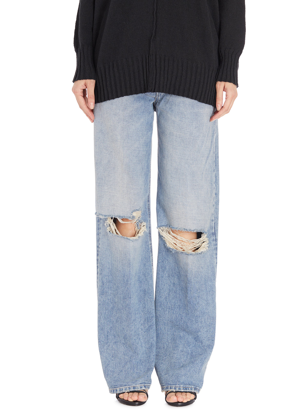 DONDUP Wide-Leg Denim Trousers for Women - Size 26