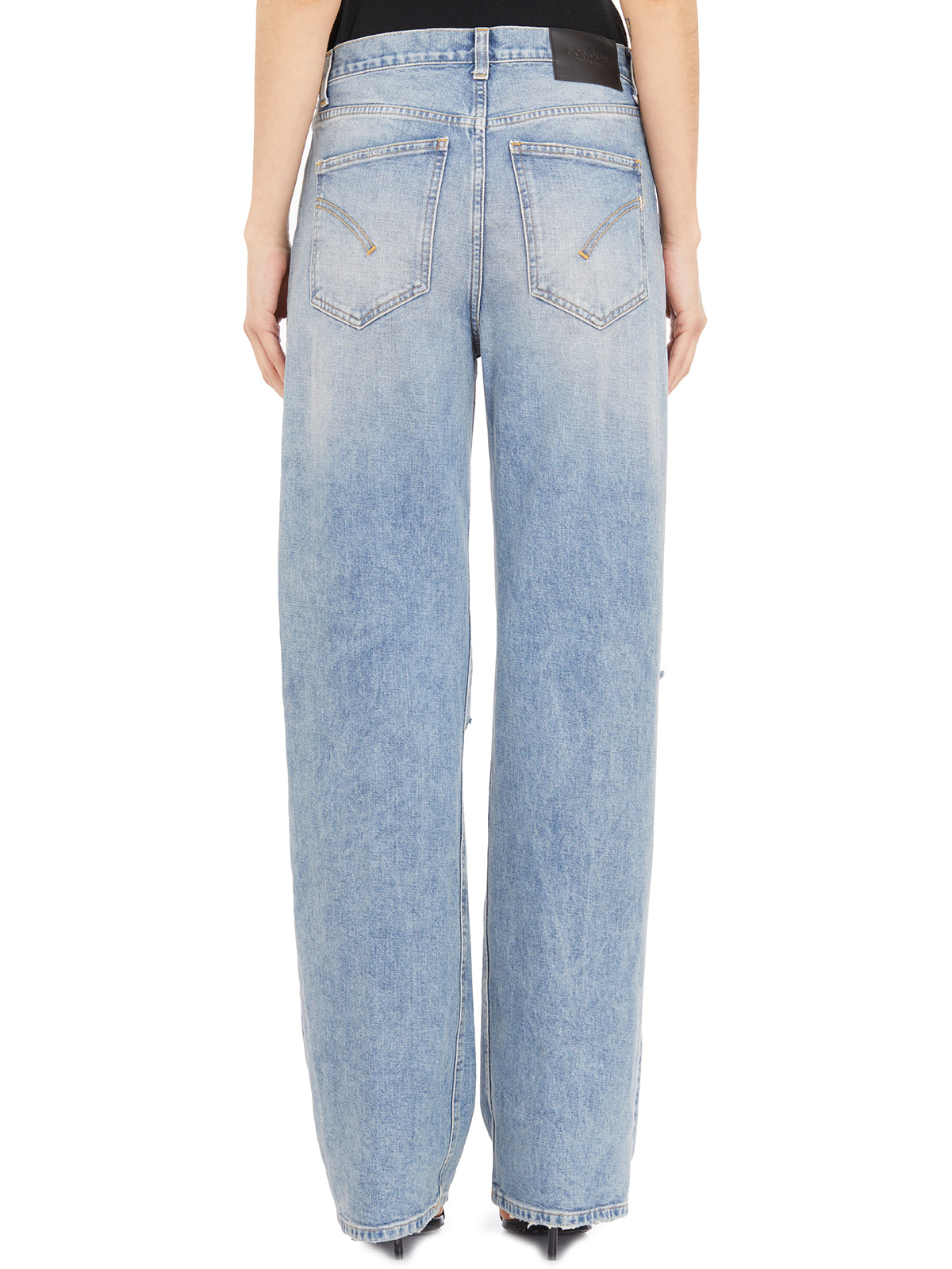 DONDUP Wide-Leg Denim Trousers for Women - Size 26