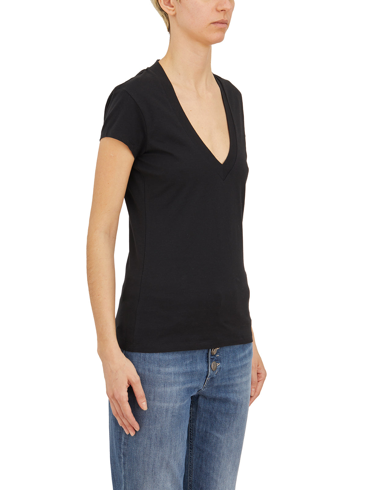 DONDUP V Neck T-Shirt - Size S