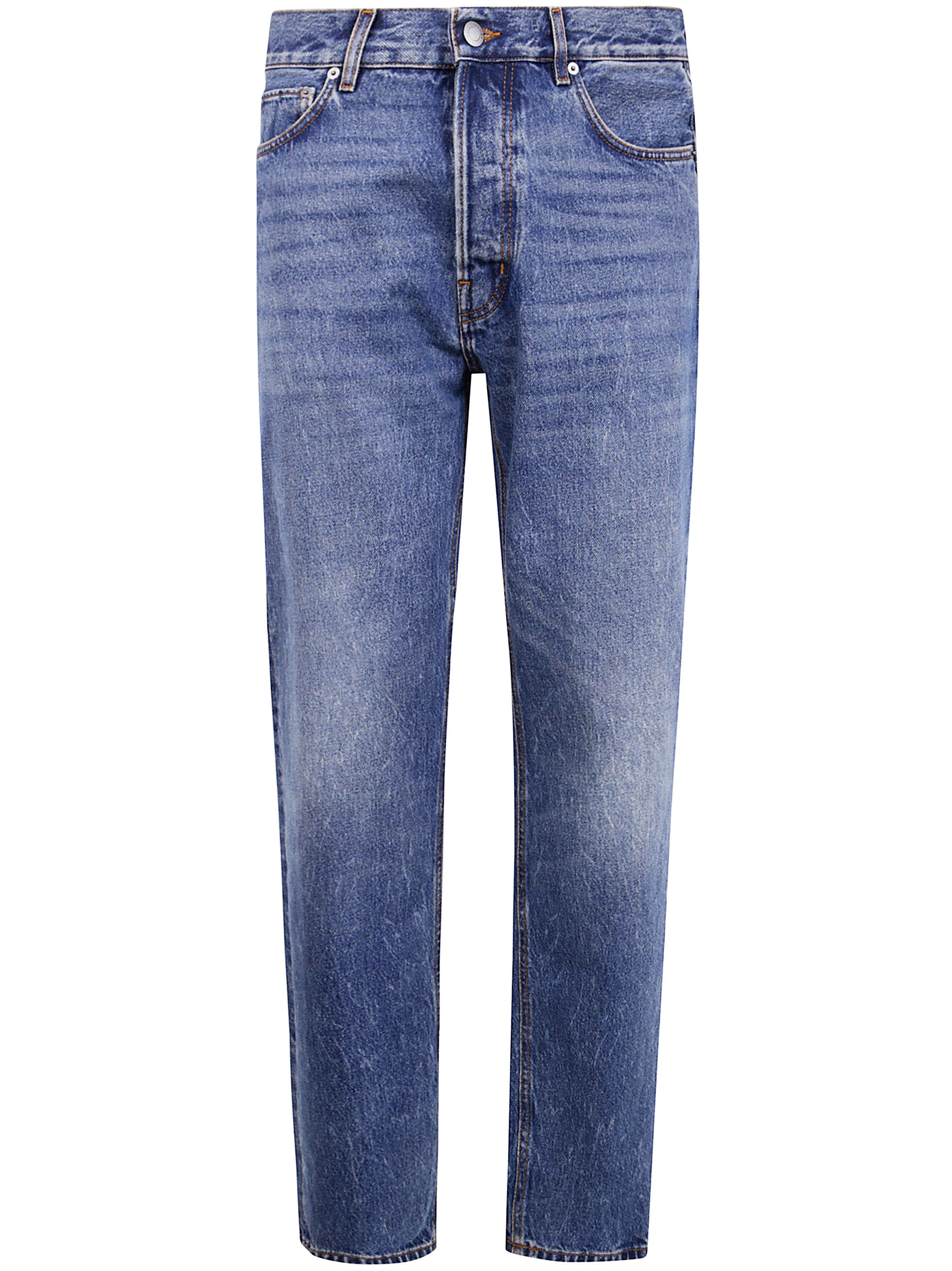 HAIKURE Slim Authentic Dark Wash Jeans for Men