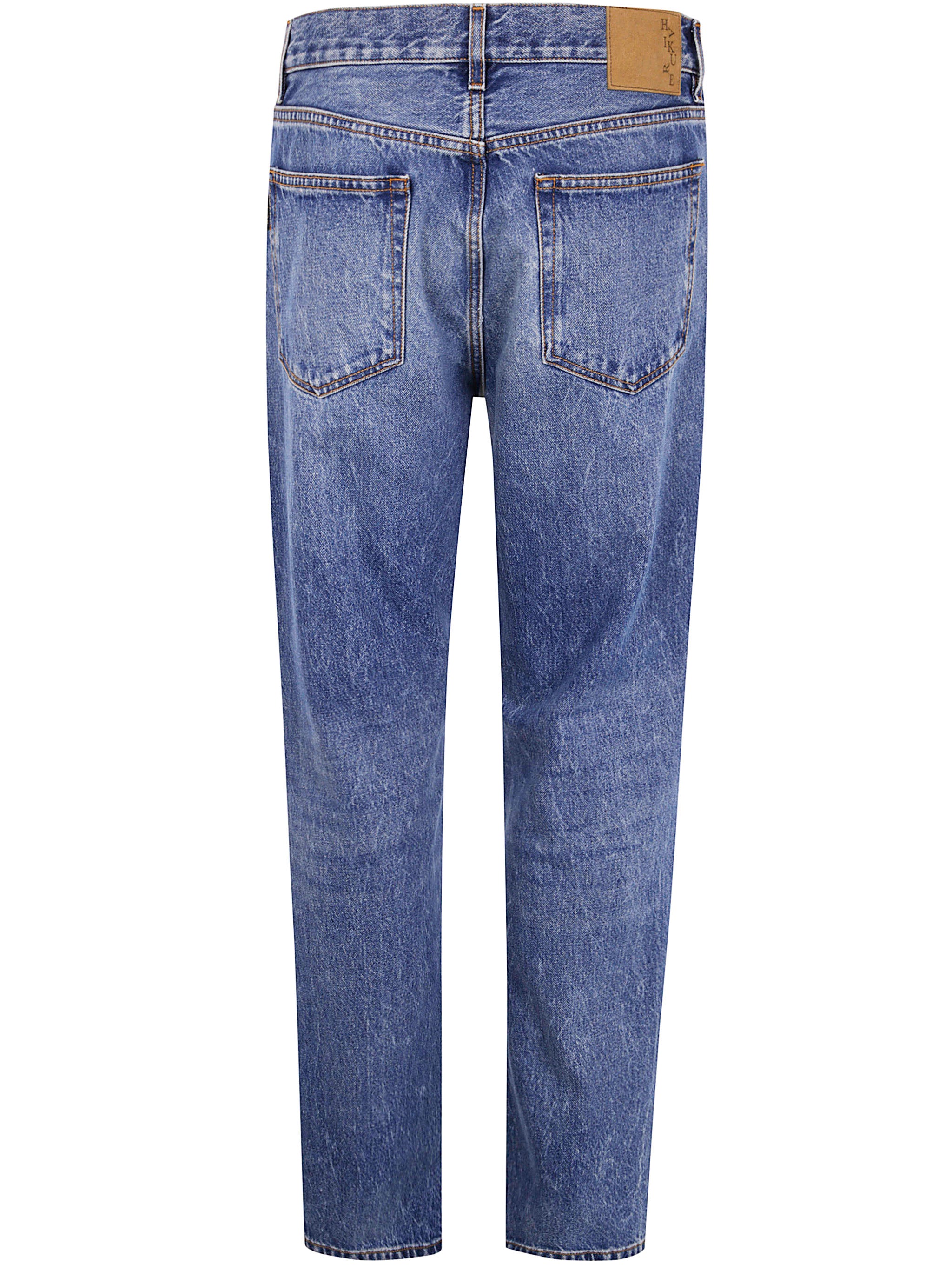 HAIKURE Slim Authentic Dark Wash Jeans for Men