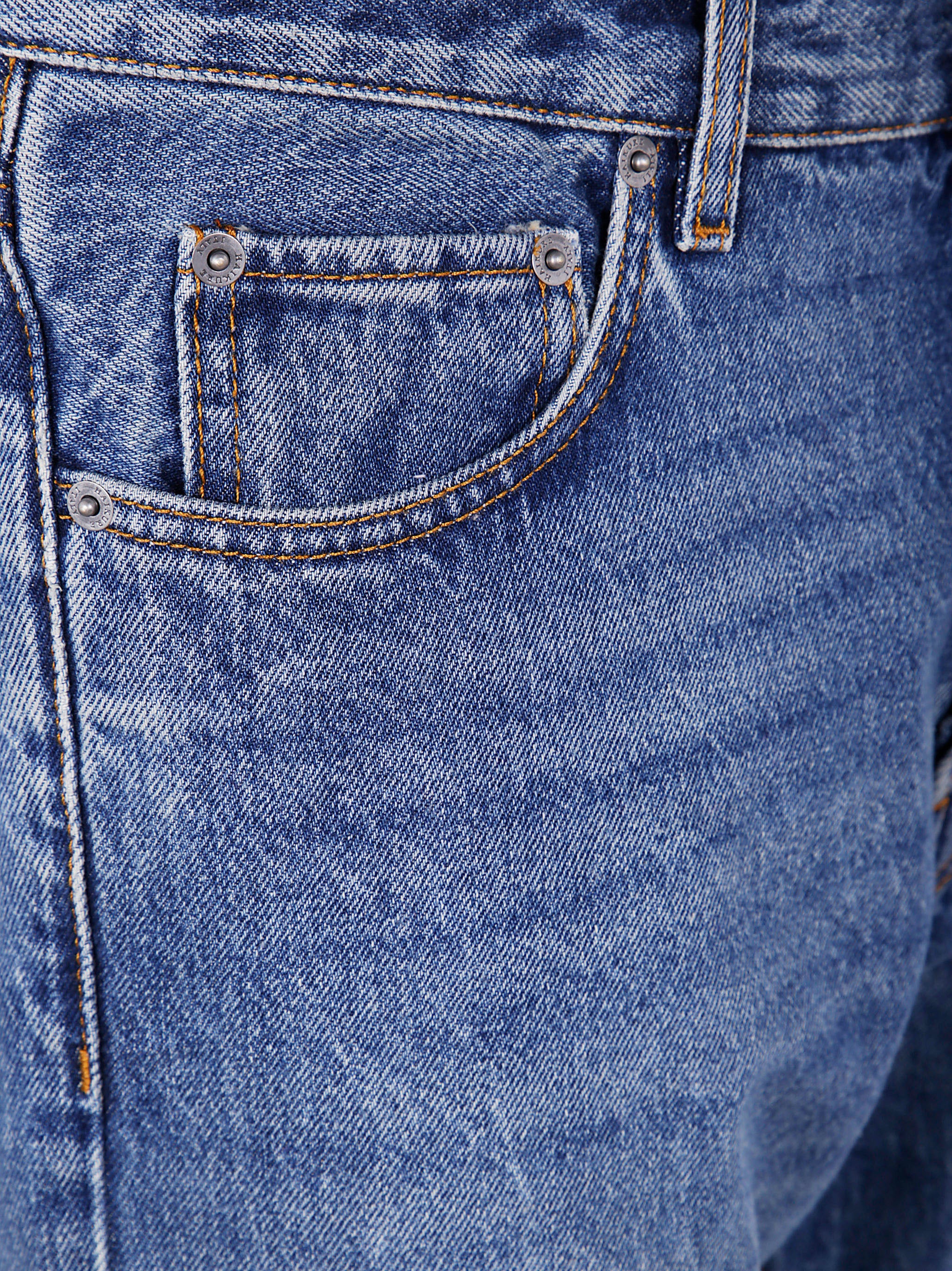 HAIKURE Slim Authentic Dark Wash Jeans for Men