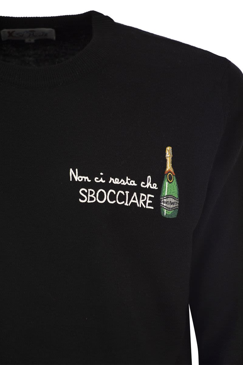 MC2 SAINT BARTH Dynamic Cashmere and Wool Blend Sweater - Regular Fit