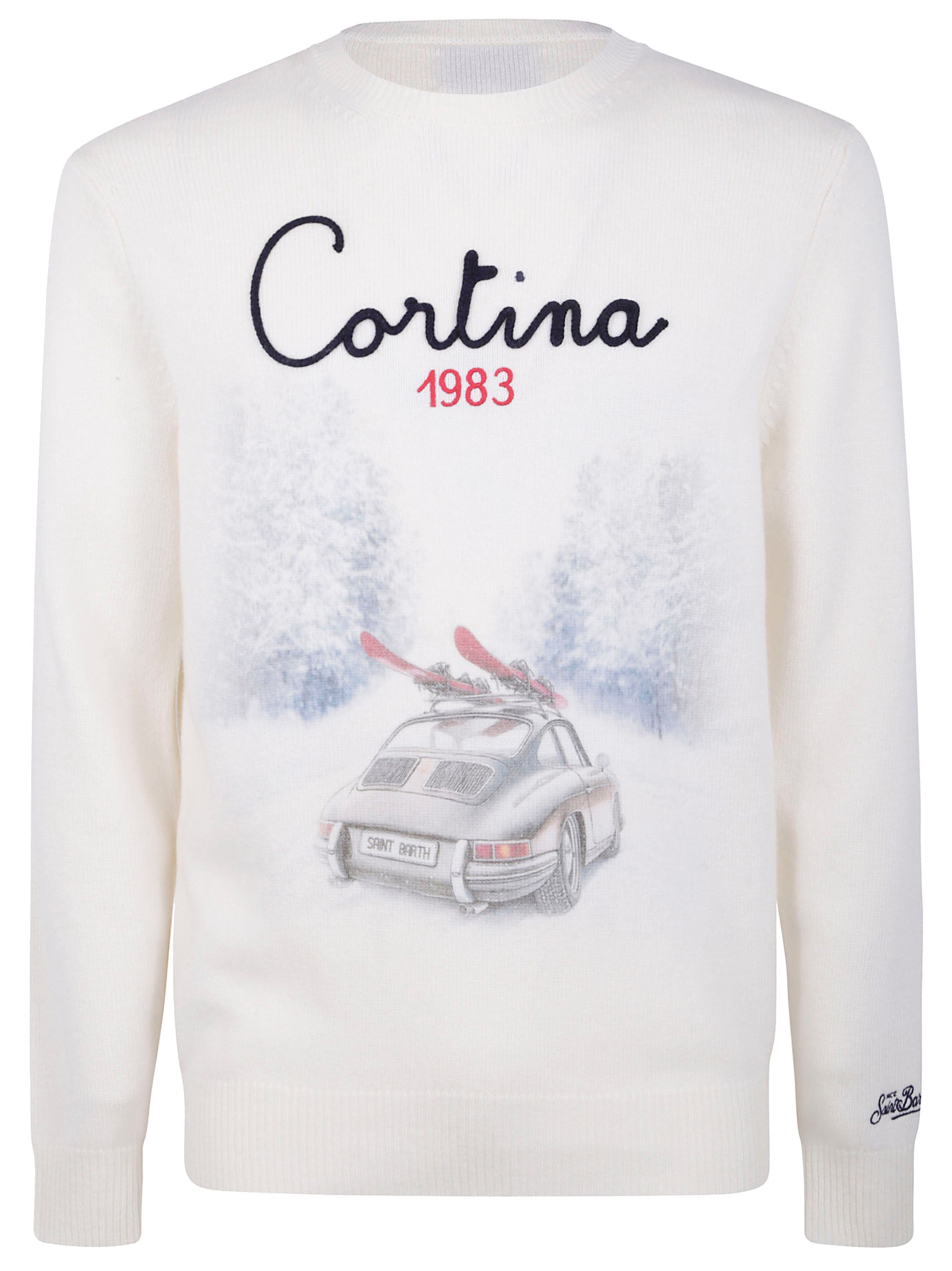 MC2 SAINT BARTH Heron Print Pullover for Men - FW25 Collection