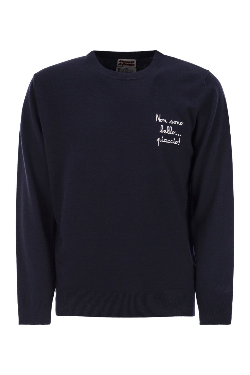 MC2 SAINT BARTH Heron Crew Neck Sweater - Men's Elegance and Versatility