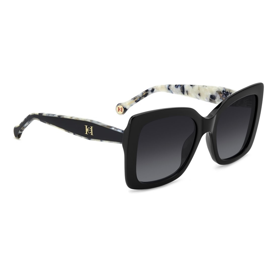CAROLINA HERRERA Elegant Women's Sunglasses with Dark Grey Lenses