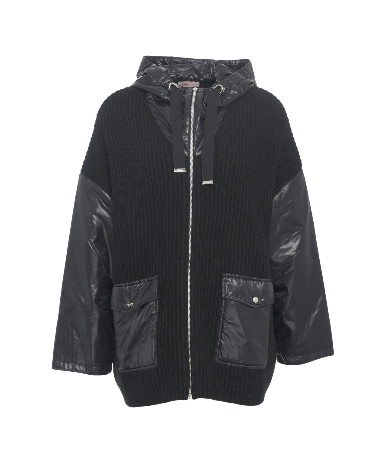 HERNO Textured Wool Resort Jacket with Drawstring Hood - Women's