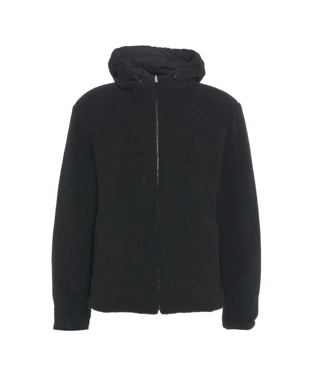 HERNO Casual Teddy Jacket with Hood for Men