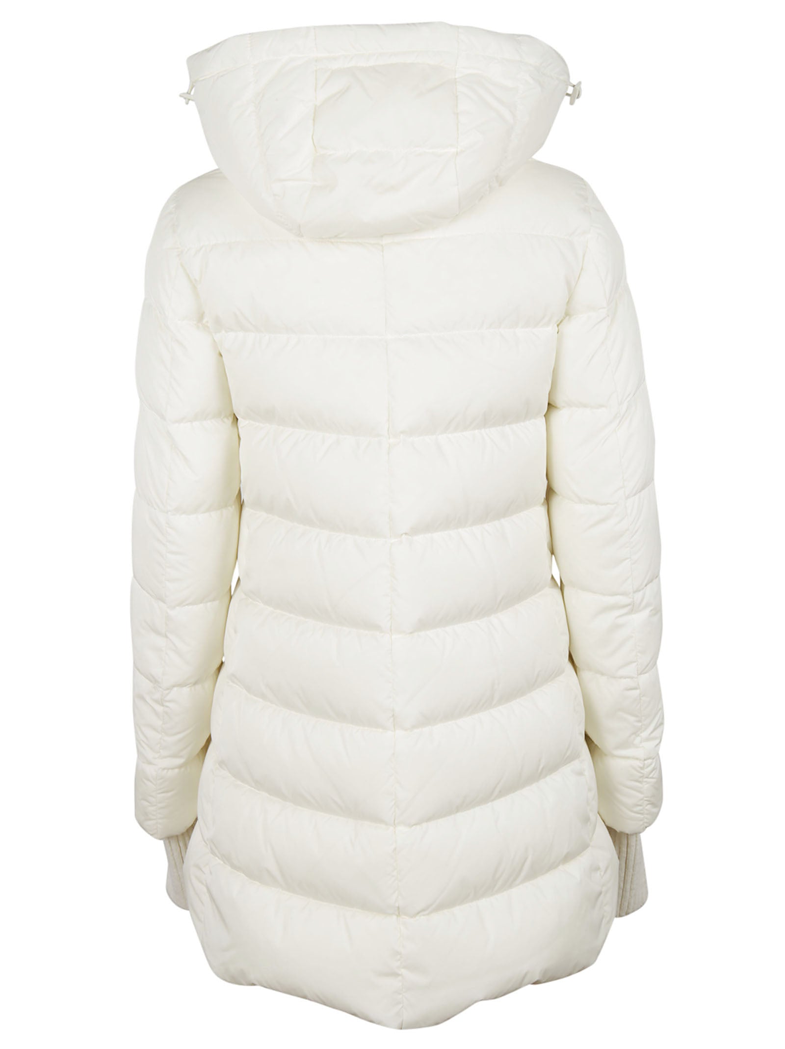 HERNO Medium-Length Padded Down Jacket with Removable Hood for Women