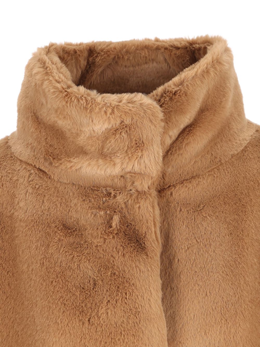 HERNO Luxurious Beaver-Effect Faux Fur Coat for Women