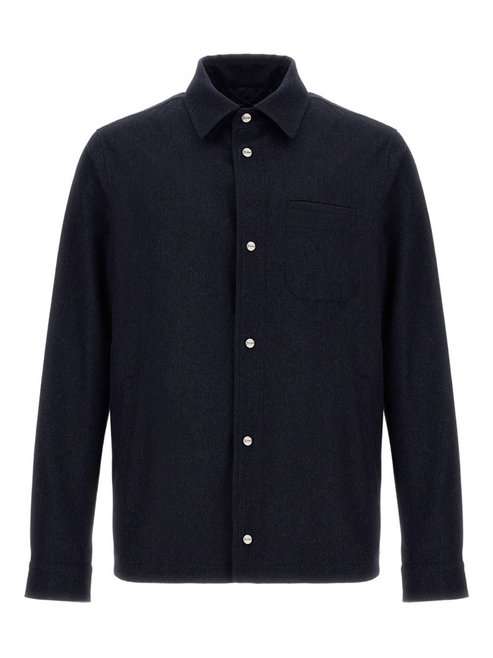 HERNO Chic Cashmere Silk Shirt Jacket for Men - FW25