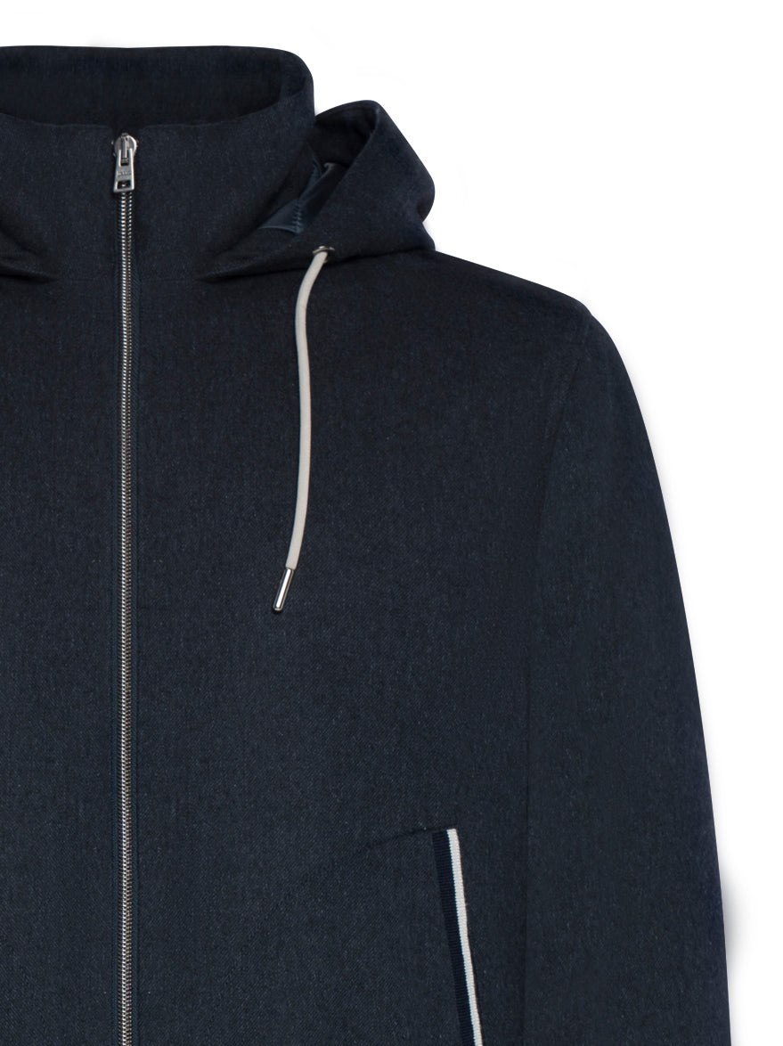 HERNO Luxurious Drawstring Hood Jacket for Men - FW25