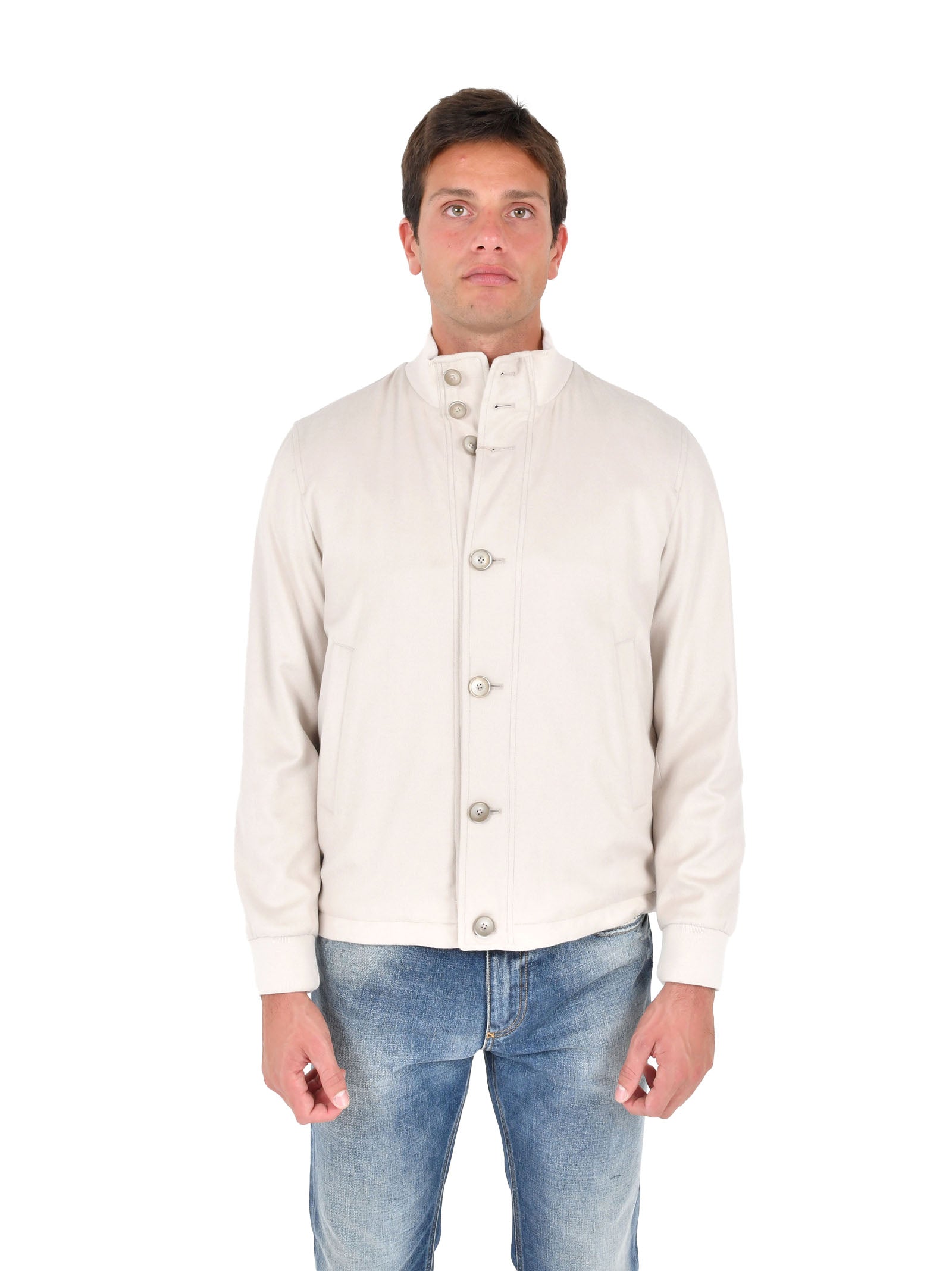 HERNO Luxurious Silk and Cashmere Blend Jacket for Men