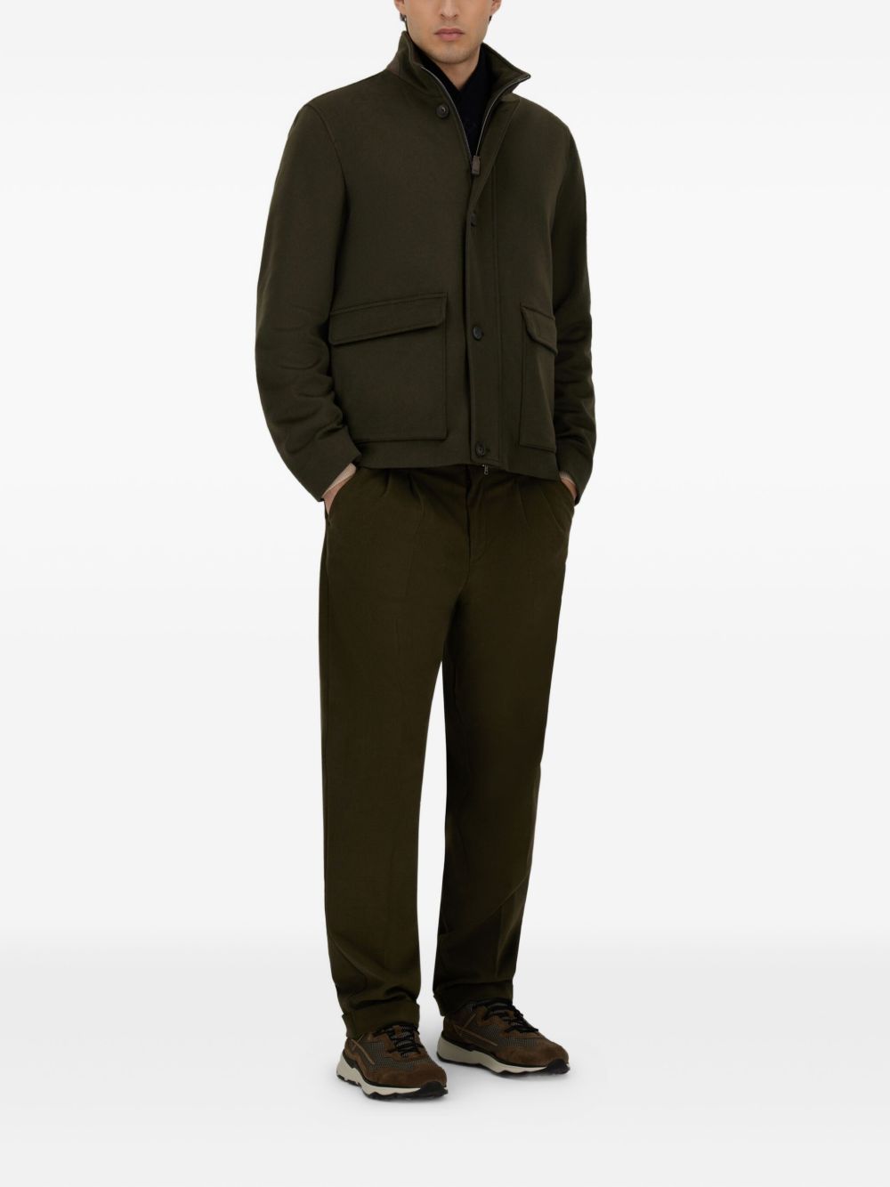 HERNO Luxurious Cashmere Field Jacket for Men - FW25
