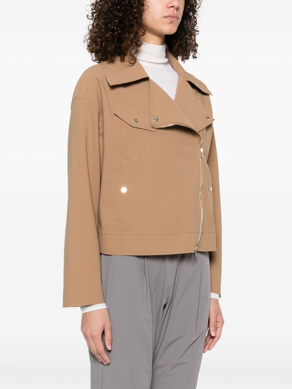 HERNO Tailored Biker Jacket for Women - Fit for 1.70m Mannequin