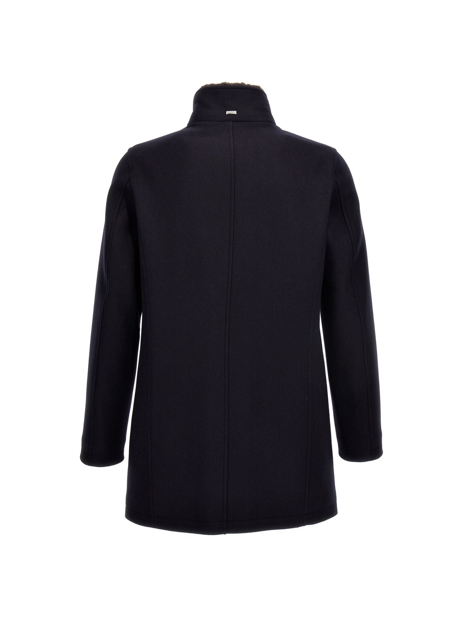 HERNO Men's Luxurious Winter Jacket with Removable Fur Collar