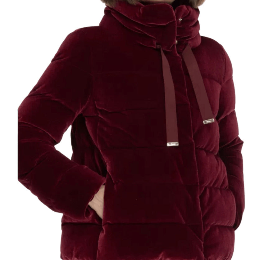 HERNO Elegant High Collar Quilted Jacket for Women