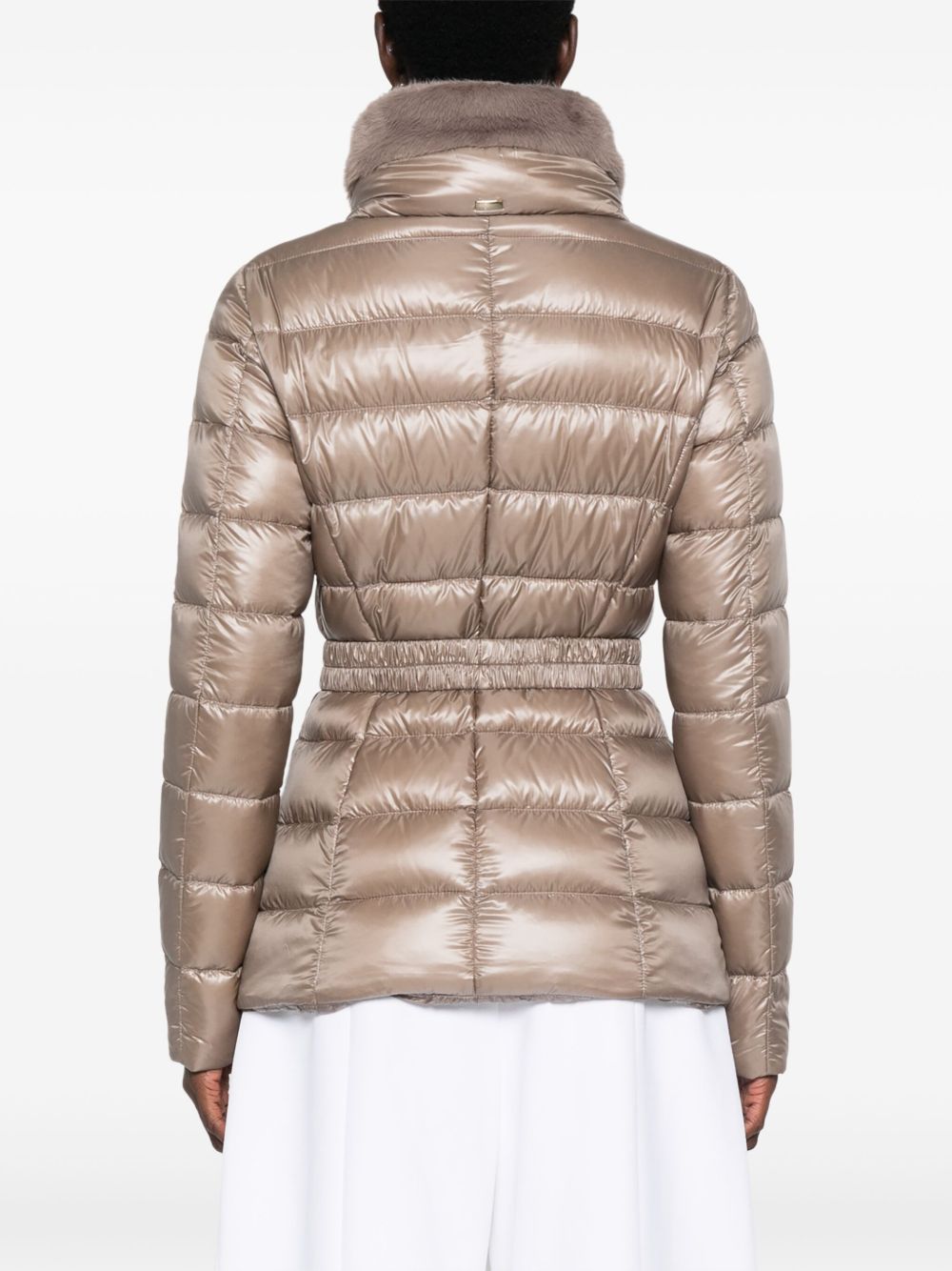 HERNO Lightweight Women’s Puffer Jacket with Slim Fit and High Collar