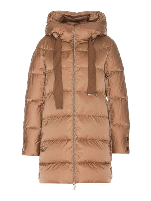 HERNO Chic 7/8 Length Jacket with Fixed Hood