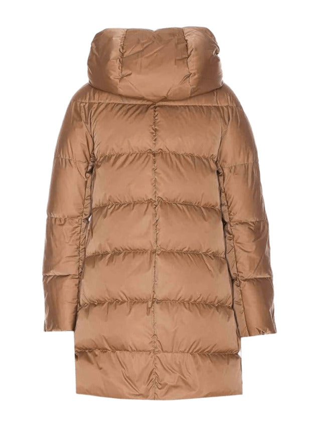 HERNO Chic 7/8 Length Jacket with Fixed Hood