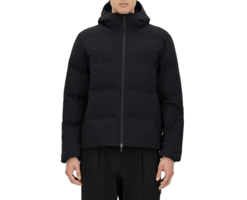 HERNO Men's Waterproof 4-Way Stretch Jacket with High Collar