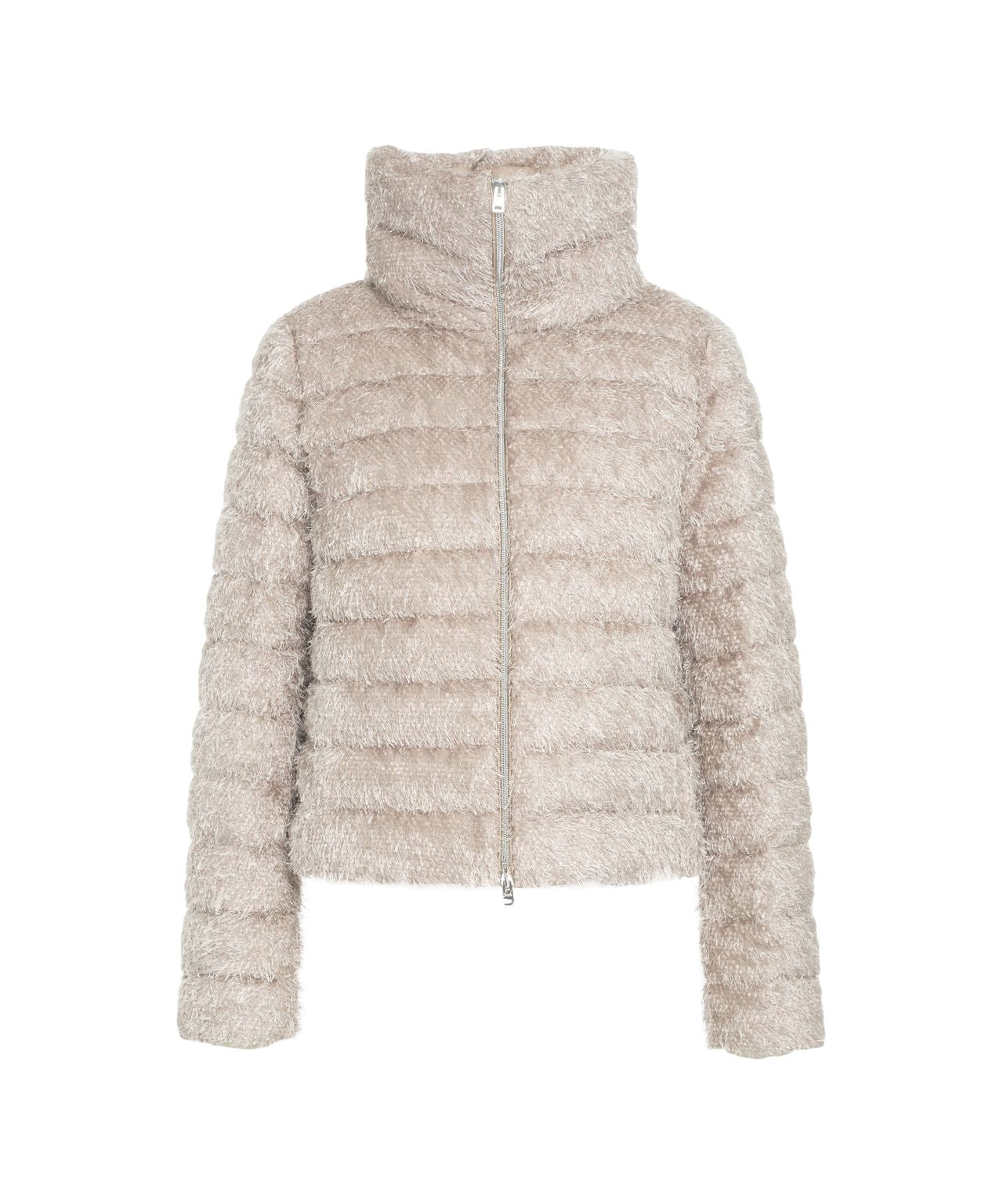 HERNO Elegant Faux Fur Down Jacket for Women