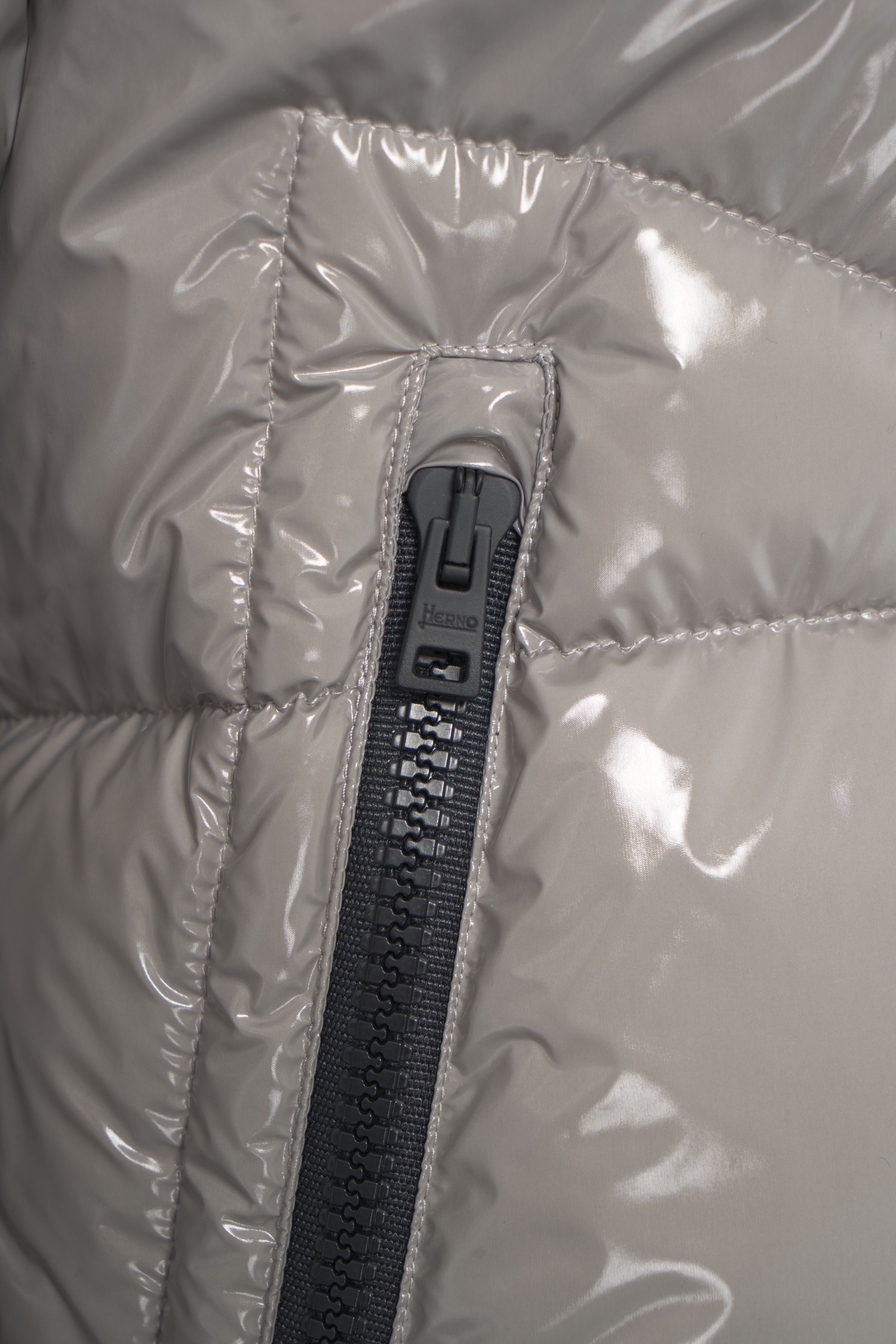 HERNO Men's Quilted Down Jacket with Integrated Hood