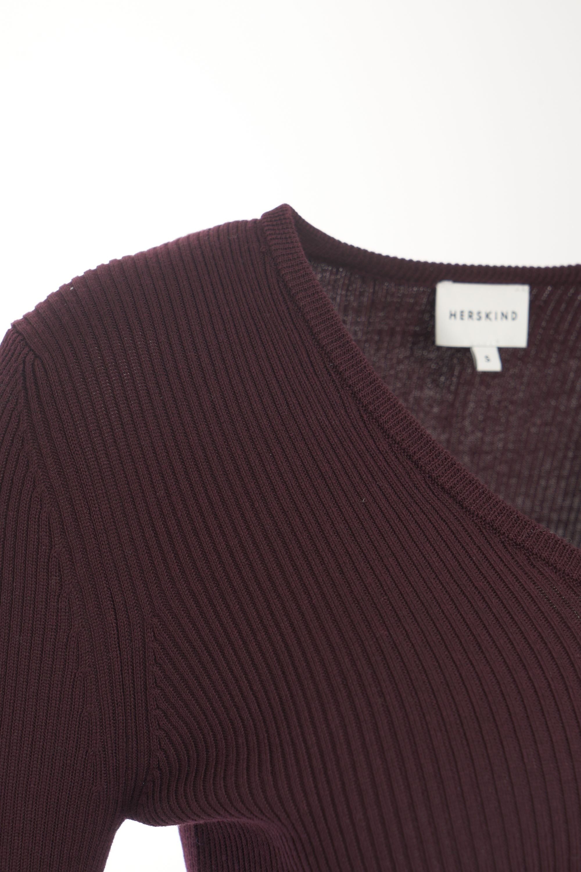 HERSKIND Oscar Ribbed Knit Sweater for Women