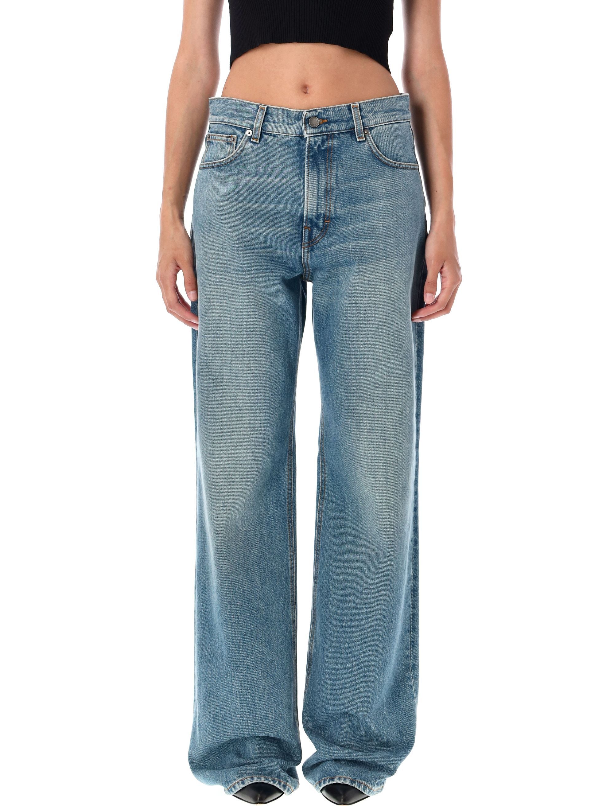 HAIKURE Mid-Rise Wide Leg Jeans - Size 27